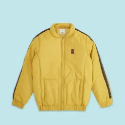Pantaloons Junior Yellow Regular Fit Full Sleeves Jacket-picture-10