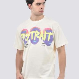 Camla White Cotton Regular Fit Printed T-Shirts-picture-21