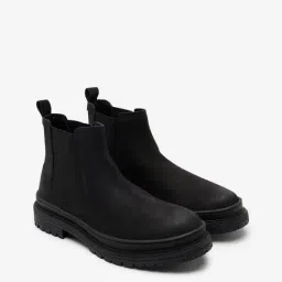 SOLEPLAY by Westside Black Chunky Chelsea Boots-picture-26