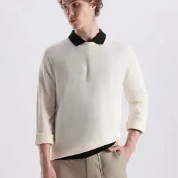 Calvin Klein Jeans White Cotton Regular Fit T-Shirt-image-26