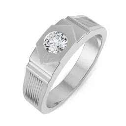 EMORI White Gold Lexus Lab Grown Diamond Band for Men-picture-34
