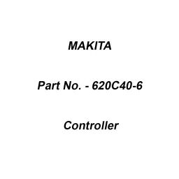 Makita Controller Accessory, Part No 620C40-6-picture-40