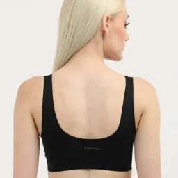 calvin klein underwear Calvin Klein Black Plain Sports Bra image 2