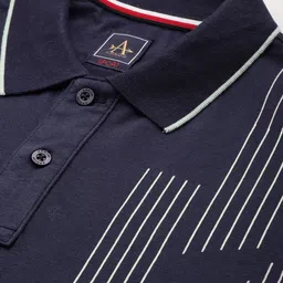 Arrow Abstract Printed Polo Collar Pure Cotton T-shirt image 4