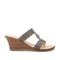 Bata Women's Grey Casual Wedges-image-67