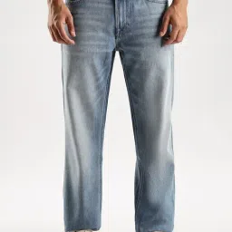 Calvin Klein Jeans Blue Cotton Straight Fit Jeans-picture-40