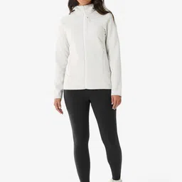 Decathlon QUECHUA Women White Mountain Hiking Fleece Jacket image 2
