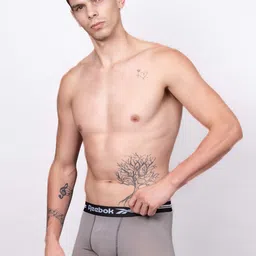 Reebok Pack Of 3 Mid Rise Basic Trunks image 3