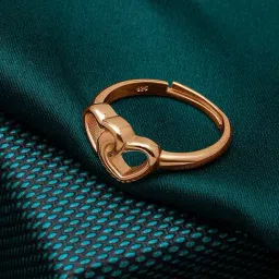 Silberry 925 Siver Rose Gold Sweet Connection Ring-picture-27