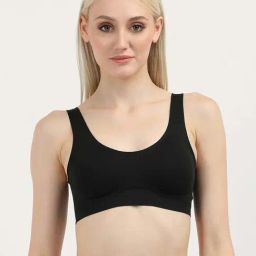 Calvin Klein Black Plain Sports Bra-picture-39