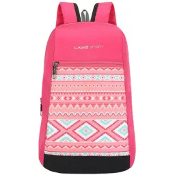 Lavie Sport Sprinter Mexica Pink Polyester Printed Backpack - 11 Ltrs-image-8