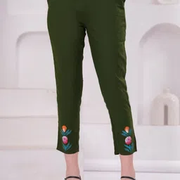 JC4U Printed Mandarin Collar Pure Cotton Tunic With Trousers-picture-34