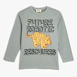 Koton Boys Typography Printed T-shirt-picture-12