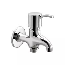 CERA Crayon Quarter Turn Wall Mount 2 Way Bib Cock with Single Handle and Wall Flange, F2008163-picture-4