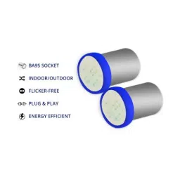 AllExtreme EXBA9PB LED Parking Light Bulb for Car Bike and Motorcycle (3 W,Blue,2pc) image 5