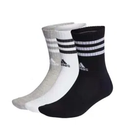 Adidas 3-stripes Cushioned Multicolor Crew Socks - Pack of 3-picture-13