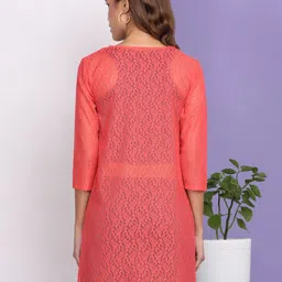 Dressitude Self Design Longline Sheer Shrug image 5