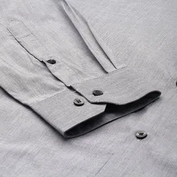 Arrow Solid Manhattan Slim Fit Pure Cotton Formal Shirt image 2