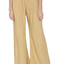 PINOVO Women Beige Regular fit Pleated Trousers-picture-10