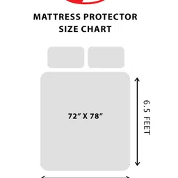 Sassoon Elastic Strap King Size Mattress Cover - Maroon image 3