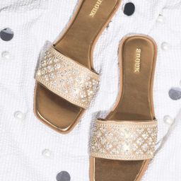 Anouk Women Embroidered Open Toe Flats-picture-34