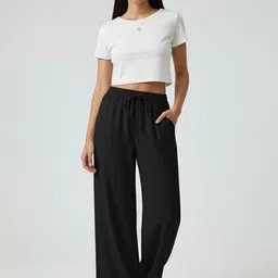 Moda Rapido Women Comfort High-Rise Trousers-picture-15