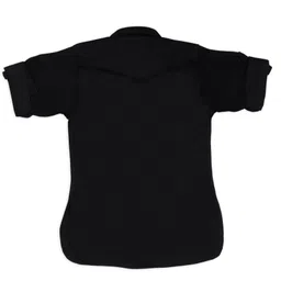 BAD BOYS Full Sleeves Solid Kurta With Pyjama Set - Black image 5