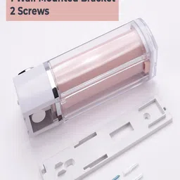 Kuber Industries Pink 5 Pieces Manual Shampoo & Soap Dispenser Bathroom Accessories 250 ml image 3