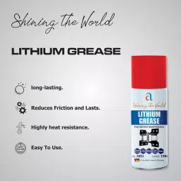 Shining The World Lithium Grease Spray Heat Resistant 150 ml, 1651 (Pack of 12 Pcs) image 2