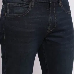 Lee Dark Navy Cotton Slim Fit Jeans image 5