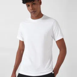 Reebok White Cotton Regular Fit Sports T-Shirt-picture-34