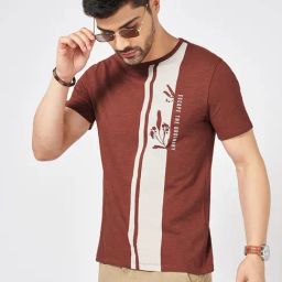 Urban Ranger by Pantaloons Meerkat Cotton Slim fit T-Shirts-picture-13