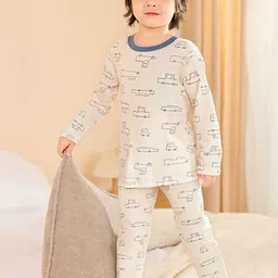 LULU & SKY Unisex Kids Printed Night suit-picture-26