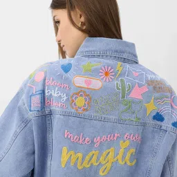 The Souled Store Stardust Embroidery Jacket image 5