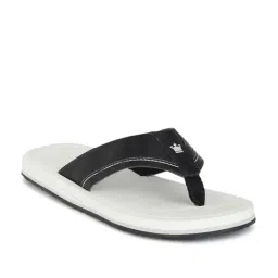 Louis Philippe Men's Black Thong Sandals-picture-19
