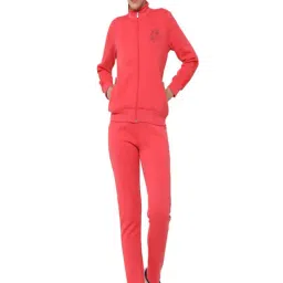 Sweet Dreams Coral Regular Fit Sweatshirt With Trackpants-picture-10