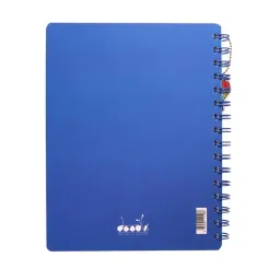 Doodle Collection B5 Hardcover Wiro Notebook,160 RuledPages,80gsm,100+Stickers- Around the World image 2