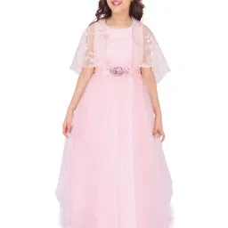 Cutecumber Kids Pink Embellished Gown-image-82
