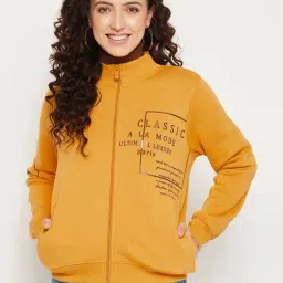 MADAME Mustard Printed Sweatshirt-picture-10