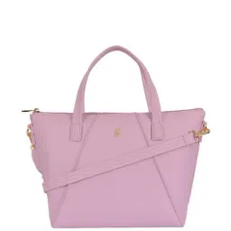 Baggit Pink Solid Medium Tote Handbag-picture-12