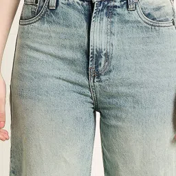 Bene Kleed Light Blue Cotton Regular Fit High Rise Jeans image 5