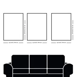 Nestroots Collection of Sacred Indian Cow White Frame Wall Painting - Set of 3 image 5