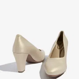 LUNA BLU by Westside Light Gold Pump Shoes image 3