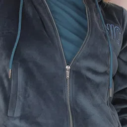 Crimsoune Club Blue Graphic Print Hoodie image 5
