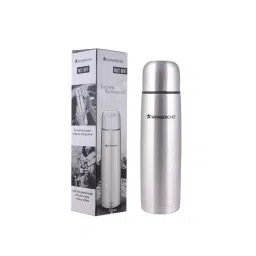 Wonderchef Double Wall Silver Stainless Steel Hot and Cold Flask (750 ML) image 5