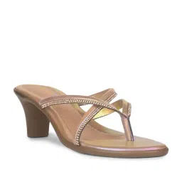Bata Women's Pink Cross Strap Sandals-image-39