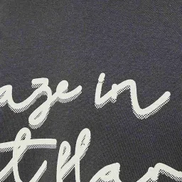 Forca By Lifestyle Grey Regular Fit Printed T-Shirt image 5