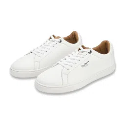 Pepe Jeans Men's Joe Cup White Casual Sneakers image 5