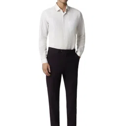 Van Heusen Purple Slim Fit Trousers image 5