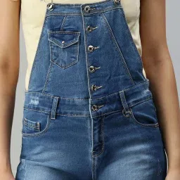 showoffff SHOWOFF Blue Cotton Dungree image 5